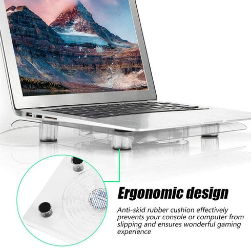 Laptop Cooler Cooling Pad, USB Powered with LED RGB Lights for PC and Notebook
