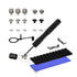 M.2 Screw, HFEIX SSD Mounting Kit with Screwdriver for ASUS Motherboard or ASRock Board NVMe PCIe Driver (7 Pcs)