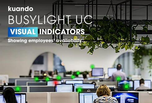 (15306) Kuando Busylight UC Alpha - Presence Light and Ringer - Do not Disturb Light - Free Busylight Software for Most