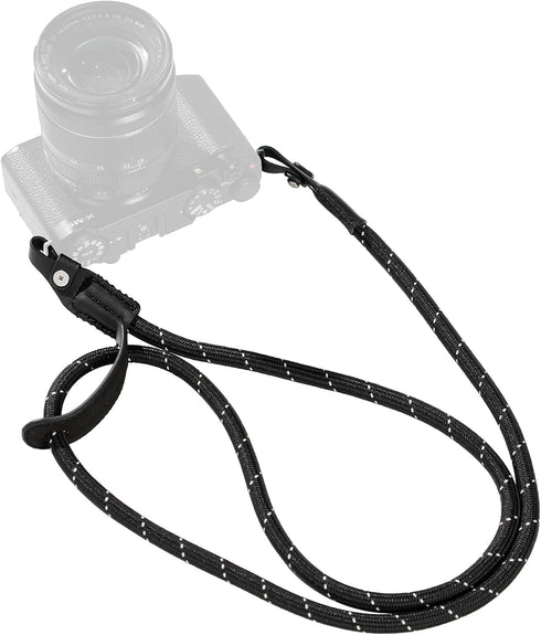 SMALLRIG Rope Camera Neck Shoulder Strap, Adjustable Braided Shoulder Strap with O-Ring