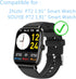Compatible for Zhizhi P72 Smart Watch Screen Protector (6 Pack) Compatible for SOUYIE 1.91" Smartwatch Flexible Full Coverage Clear TPU Film
