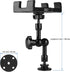 Metal Drill Base Tablet Mount, iPad Holder for Truck/Car/Van/Wall/Desk, Compatible with 7~12.9" Devices