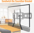 ELIVED Soundbar Mount, TV Bracket for Mounting Above or Under TV, Fits Most Sound Bars Up to 15 lbs