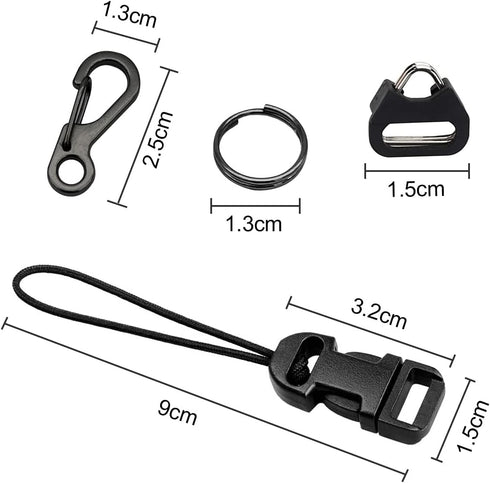 Camera Quick Release Strap Adjustable Quick Release Buckles for Nikon DSLR Camera Strap Quick Release QD Loops Clips