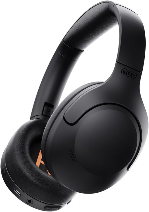 QCY H3 LITE Active Noise Cancelling Headphones, Wireless Over Ear, 60H Playtime, Bluetooth 5.3 for Travel