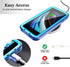 SPORTLINK Waterproof Case for iPhone SE 3rd 2022/2nd 2020/7/8, Full Body Shockproof Dustproof Phone Protector (Blue)