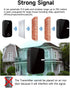 Self-Powered Push Button Wireless Digital Ring Doorbell, High Volume, 38 Ringtones, Waterproof Door Bell
