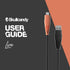 Skullcandy 15W Lightning Cable, USB A to Lightning Charger & Sync Cable for iPhone/Pro/Max, 4ft - Black/Orange