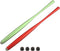 MECCANIXITY 2pcs Stylus Pens for Touch Screens, Slim Universal Capacitive Pen with 4 Fiber Fine Tips, Red Green