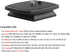 Quick Release Tripod Plate QR Plate Replacement for Sony VCT-60AV, VCT-D580RM, VCT-D680RM, VCT-R640 and More