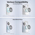 Magnetic Kickstand Attachment for iPhone - Phone Stand for MagSafe, X1 Magsafe Stand for iPhone 15, 14, 13, 12, 11
