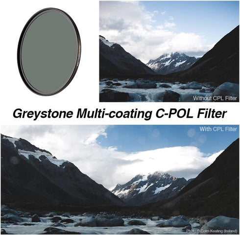 Haida Greystone CPL Filter Optical Glass Multi-Coating Nano Coating Waterproof Scratch Resistant SLR Camera Lens Circular Polarizer Filter(43MM)