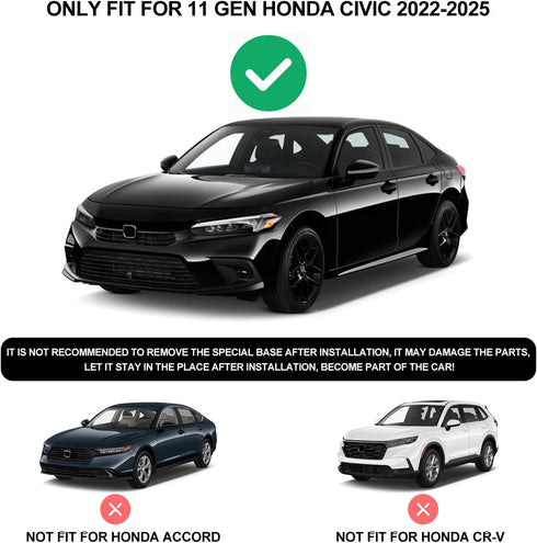 MagSafe Civic Mount Charger - Exclusive Fit for 2022-2025 Honda Civic, Fast Charging 15W for iPhone 15/14/13/12 Series