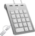Bawanfa Plus USB C Wired Number Pad, USB Numeric Keypad with 3 USB 2.0
