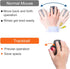 SANWA Bluetooth Ergonomic Trackball Mouse, Optical Vertical Rollerball Mice with Adjustable DPI, Compatible with
