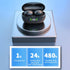 Invisible Mini Earbuds Wireless Bluetooth Ear Buds for Small Ears, Discreet Low Profile Spy Earpiece with Microphone