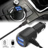 Dash Cam Charger, Dosili car Dash cam USB Power Cord, Micro USB & Mini USB Cable, for Dash Camera and GPS Charger Power Cord 11.5ft