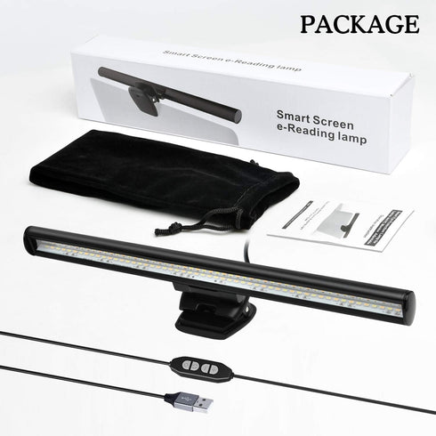 Monitor Light, Screen Light Bar Computer e-Reading LED Task Lamp, 3 Color Modes, 10 Brightness, USB Powered Monitor Lamp