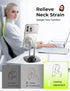 LISEN iPhone Stand for Desk, Portable 360 Adjustable Cell Phone Holder, Foldable Acrylic Aesthetic Accessories for