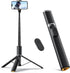 TODI 63" Cell Phone Selfie Stick Tripod, Portable Tripod for iPhone with Wireless