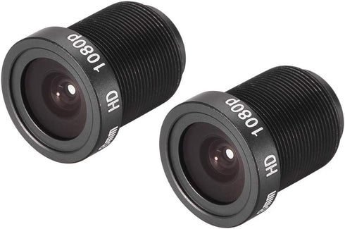 uxcell 2 Pcs CCTV Camera Lens 2.8mm Focal Length 1080P F2.0 Wide Angle for CCD Camera