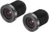 uxcell 2 Pcs CCTV Camera Lens 2.8mm Focal Length 1080P F2.0 Wide Angle for CCD Camera