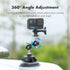 SEASKY S1 Car Suction Cup Camera Mount for GoPro Hero & DJI OSMO Action, Aluminum Alloy Holder