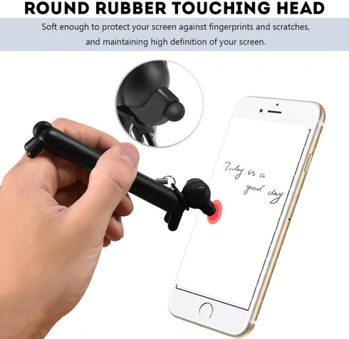Touch Screen Stylus Pen,Dog-Type Replacement Capacitive Stylus Pen,Suitable for Mobile Phone, Tablet, Electronic Learning/Reading Machine,Light and Portable Stylus Pen for Touch Screens