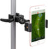 iTODOS Cell Phone Holder Mount Clip for Golf Cart, Wheelchair, Walker, Stroller, Spin Bike, Table - Fits iPhone,