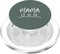Mama and Mother Designs Cute Heart Mama Woman Mom Mother Sage Green PopSockets PopGrip for MagSafe
