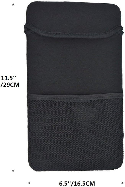 Black Color Neoprene Carrying Protection Sleeve Case Cover for Logitech K380 Multi-Device Bluetooth Keyboard and Arteck HB030B Portable Wireless Keyboard