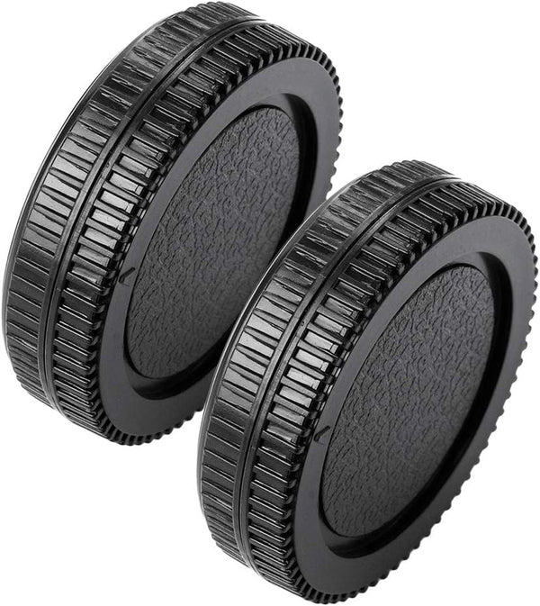 Micro 4/3 Body Cap and Lens Rear Cap Cover Replacement Set for Olympus/Panasonic M4/3 Cameras, 2 Sets
