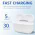 Wireless Charging Case Compatible for AirPods Pro 1st & 2nd Generation with USB-C Charging, Replacement Charger Case
