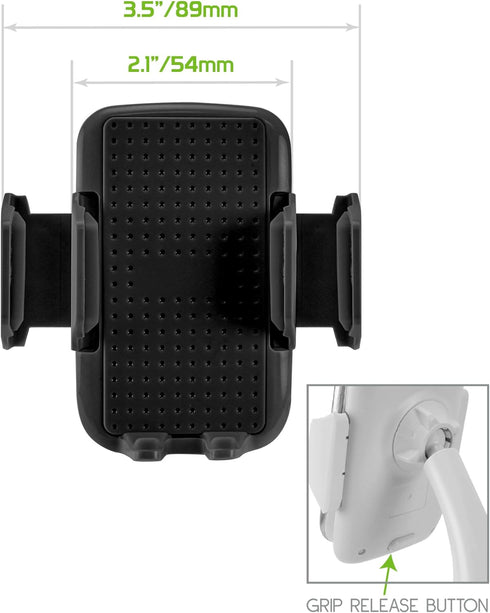 Cellet Windshield Car Phone Holder Mount - Dashboard Phone Holder for iPhones and Android Smartphones