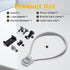 KOHUIPU Insta360 Premium Neck Phone Holder for Recording, Neck Mount Hands Free POV/Vlog Video Filming, Cell Phone Neck