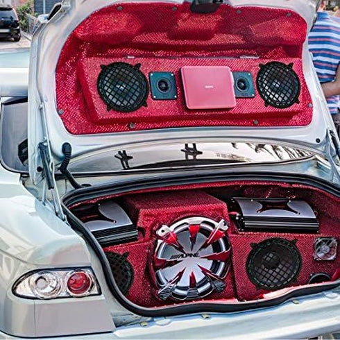 Pyramid GW5BK 5" Speaker Grill Covers - Universal Car/Vehicle Speaker Protectors (Pair)