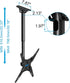 MOUNTUP Ceiling TV Mount for 24''-65'' TVs, Full Motion Height Adjustable Bracket, Holds 99lbs, Max VESA 400x400mm