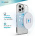 Speck 16 Clear iPhone Pro Case - Slim Phone Case - GemShell - Clear/Platinum Glitter