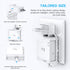 HOLACA Outlet Wall Mount for Ring Smart Lighting Bridge, Easily Be Moved, Saving Space, No Messy Wires and Screws