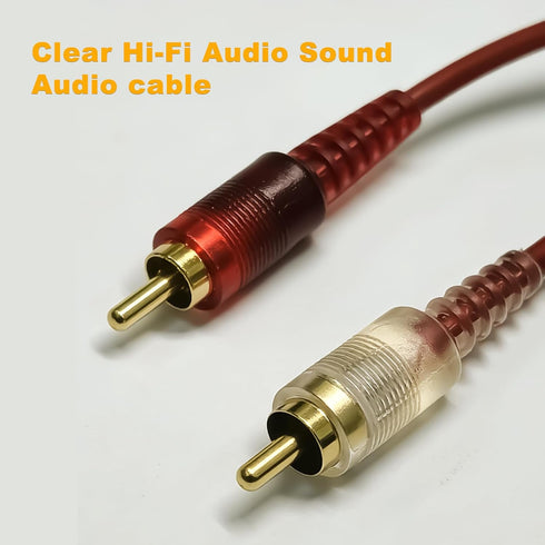 HTDYOO 2 5 RCA to RCA Audio Cable, RCA Cable, Suitable for Home Theater, high-Definition TV, Game Consoles