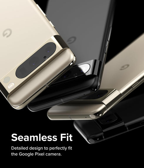 Ringke Camera Glass for Google Pixel 8 Pro - Multi-Layer Tempered Glass Lens Protector, 3 Pack.
