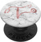 Cute Rose Pink Letter T Initial Monogram Nurse Stethoscope PopSockets PopGrip for Phones & Tablets