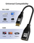 8K 2Pack, 48Gbps 8K@60Hz, 4K@120Hz Mini HDMI to HDMI Adapter Ultra High Speed Bidirectional Transmission, Female