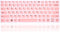 English Silicone Keyboard Cover for Lenovo Yoga C940/C740 14", Yoga 930/920 13.9", Flex 14, Pink
