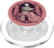 PopSockets PopGrip for MagSafe Librarian Skeleton Gothic Goth Book Reading Lover Pink
