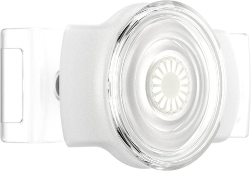 PopSockets Sliding Phone Grip with Expanding Kickstand - White and Clear