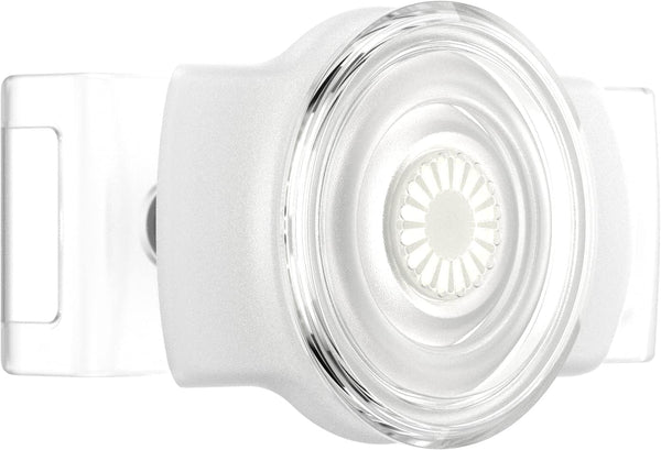 PopSockets Sliding Phone Grip with Expanding Kickstand - White and Clear