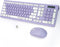 Wireless Keyboard and Mouse Combo, Full-Sized Wireless Keyboard and Adjustable DPI Mouse, 2.4GHz USB Receiver for PC,