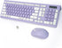 Wireless Keyboard and Mouse Combo, Full-Sized Wireless Keyboard and Adjustable DPI Mouse, 2.4GHz USB Receiver for PC,