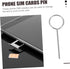 500pcs Housoutil Sim Ejector Tool for Mobile Phones Card Tray Removers for and More Easy to Use Sim Card Opener